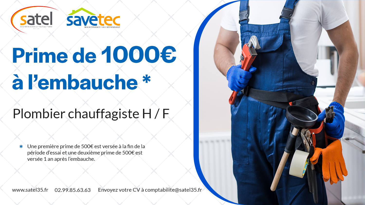 prime-emploi Prime emploi plombier chauffagiste SATEL SAVETEC